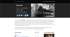 Desktop Screenshot of mattrude.com